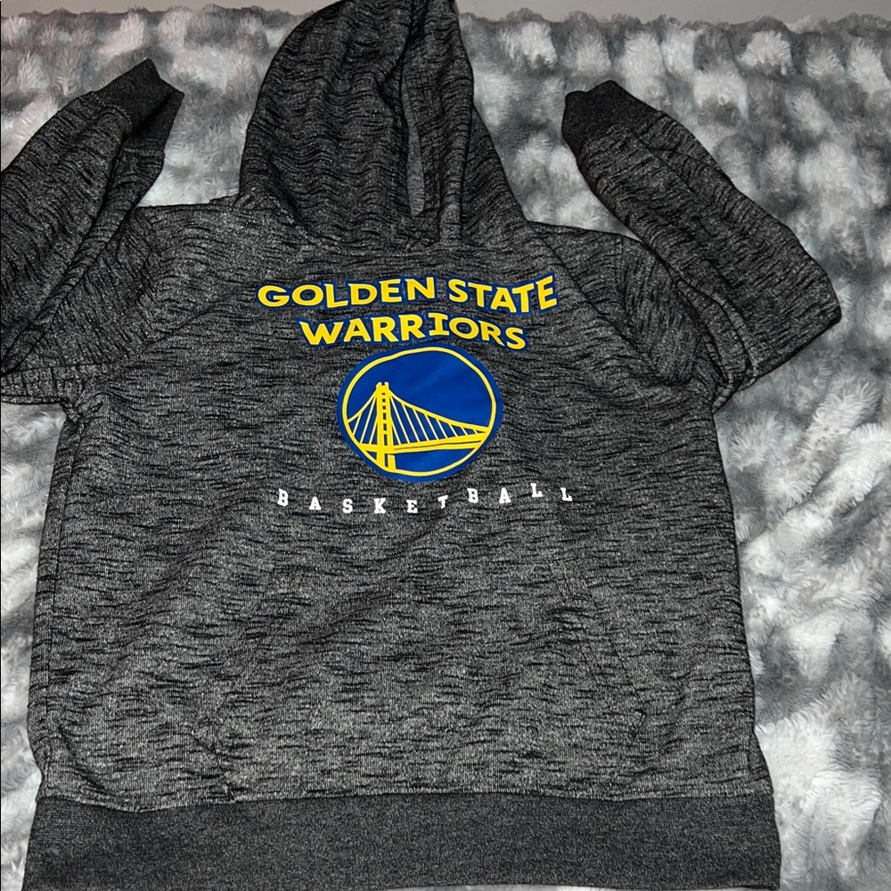 Golden State Warriors Gray Hoodie